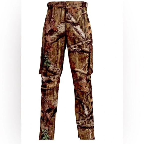 Men’s Outdoor Hunting Pants Camo Insulated Cargo Pants Size XXL New - Picture 1 of 9
